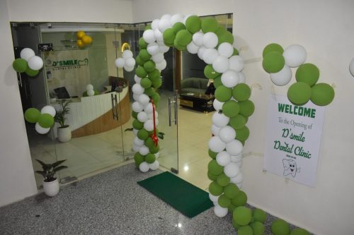 entrance at best dental clinic in Gyaneshwor, Kathmandu, Nepal